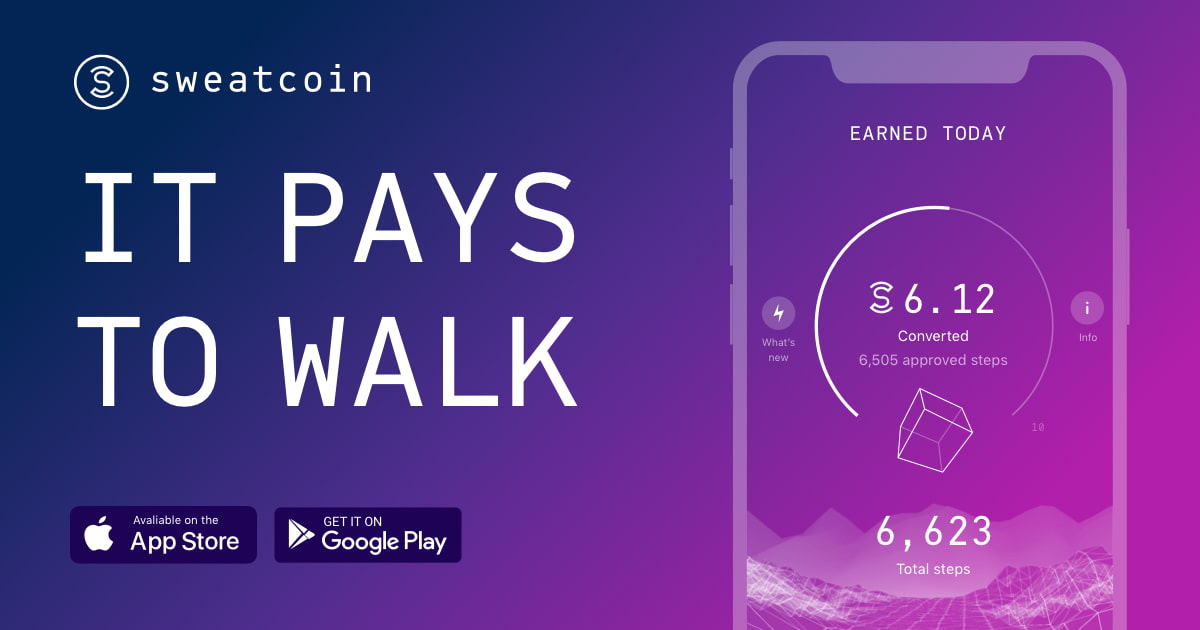 Sweatcoin: Healthier planet. Healthier, wealthier you